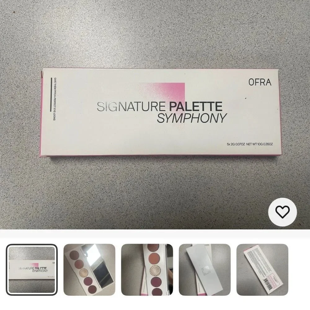 OFRA Signature Palette Symphony — White & Pink Packaging